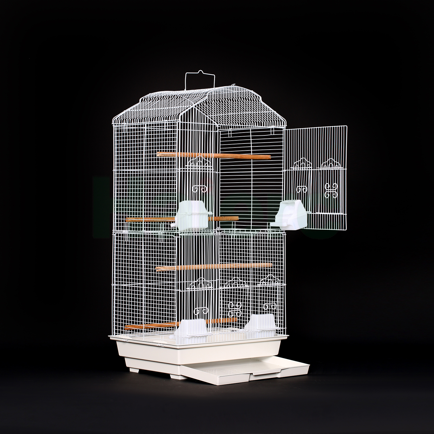 >Haierc Wholesale Indoor Outdoor Metal Wire Mesh Cage Bird Breeding Cages Canary Parrot Pigeon Aviary